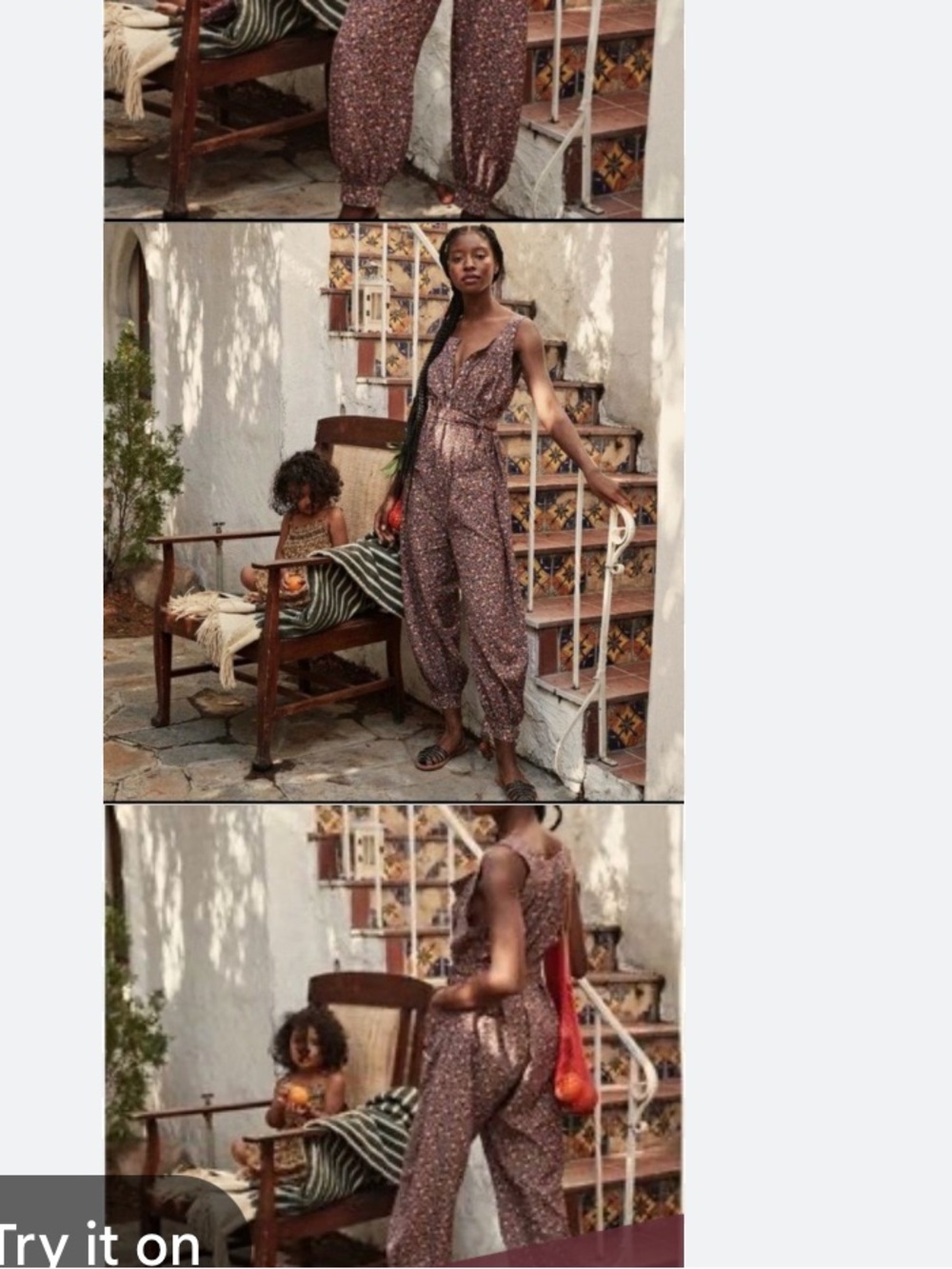 Doen Eliza floral jumpsuit XS yellow laurel canyon rose - Picture 6 of 12